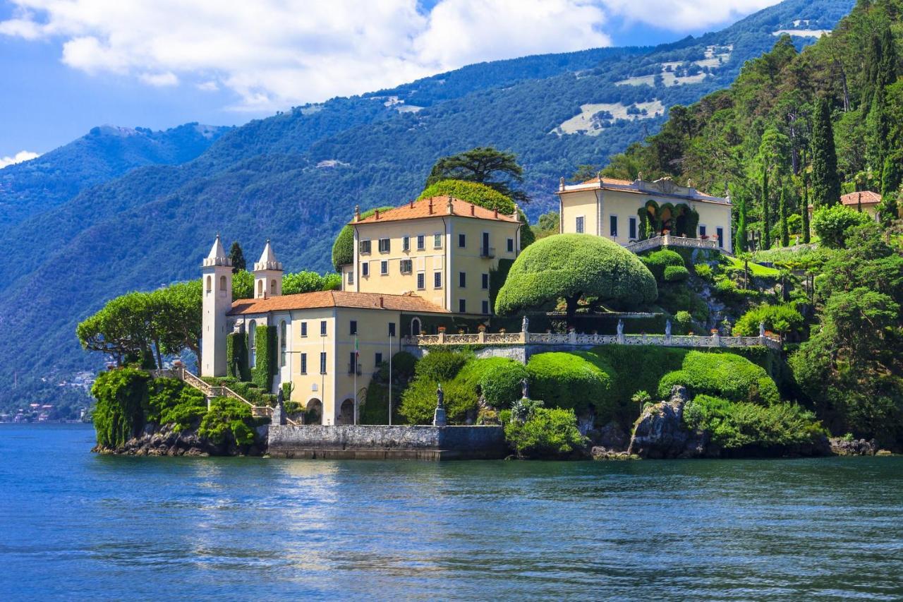 Belmonte Terrazzo Apartment Pianello Del Lario Bagian luar foto