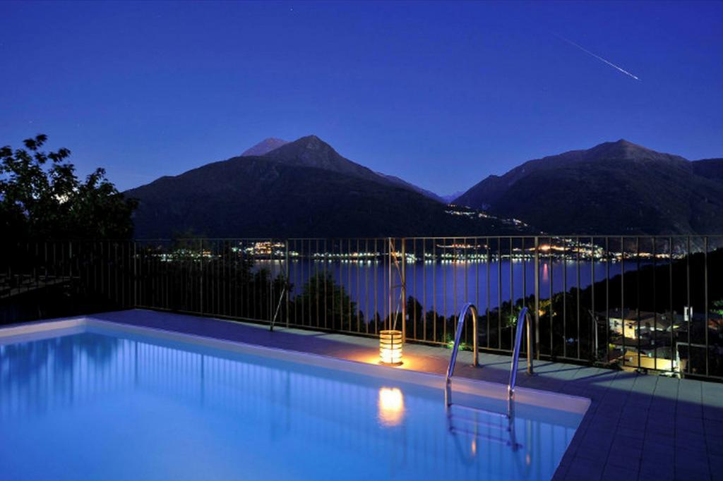 Belmonte Terrazzo Apartment Pianello Del Lario Bagian luar foto
